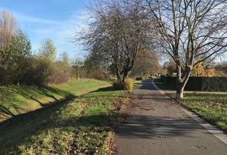 Radweg 200 m entfernt