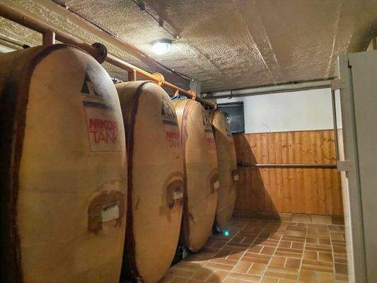 Öltank-Raum im Keller