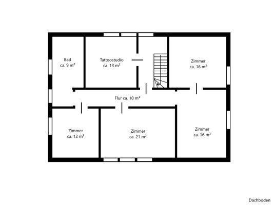 Grundriss Dachgeschoss