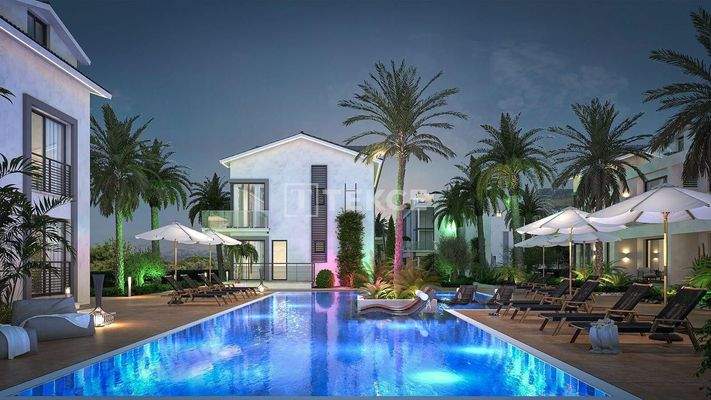 Apartments with Pools Within Walking Distance to Sea in Tatlısu