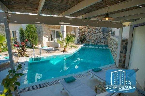 Kreta, Pitsidia: Wunderbare Villa mit Pool und Blick auf die Berge von Psiloritis