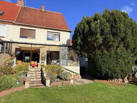 Überdachte Terrasse