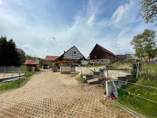 Ansicht auf die Hofanlage