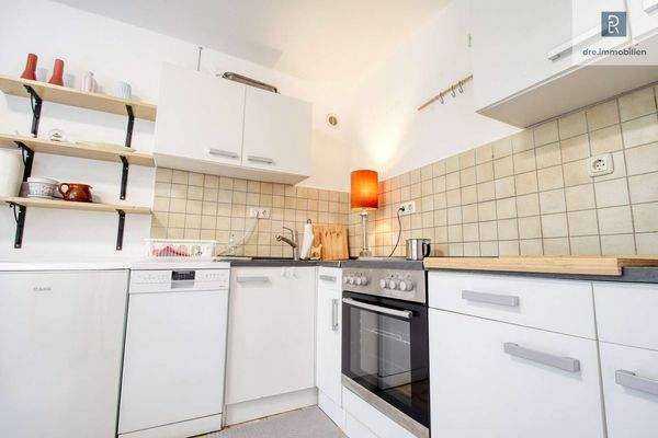 Kompakte Küche in Einliegerwohnung