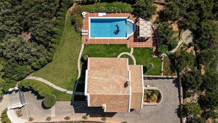 Kreta, Sternes: Luxusvilla in erhabener Lage mit perfekter Aussicht zu verkaufen