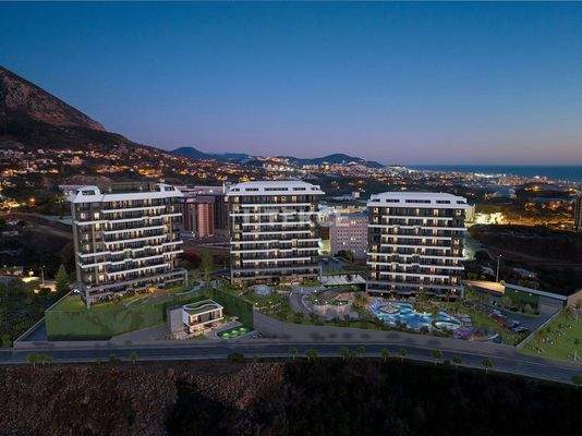 Apartments with Sea and Castle Views in Alanya Kestel