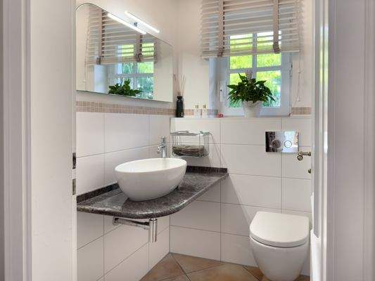 Gäste Toilette im Erdgeschoss