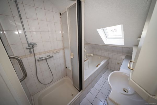 Badezimmer Dachgeschoss