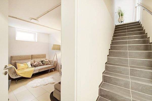 Arbeitszimmer im Keller