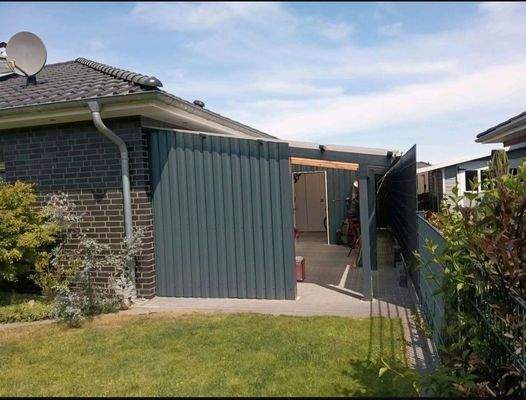 Schuppen offen & abschließbar