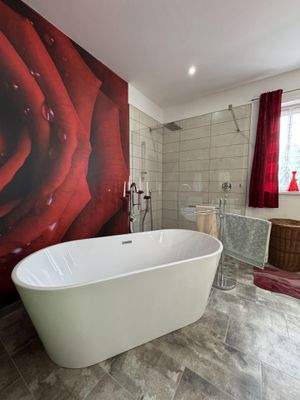 freistehende Badwanne