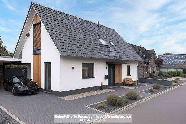 Beispielhafte Fassaden-Idee (Visualisierung) - Nicht der Ist-Zustand