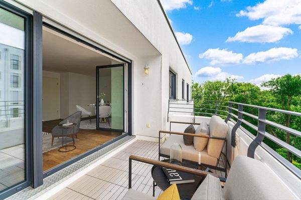 Balkon - virtuelles Wohnbeispiel