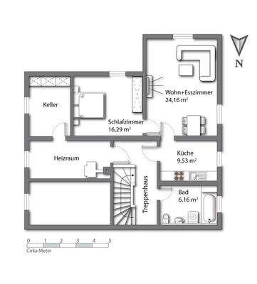 Grundriss Untergeschoss