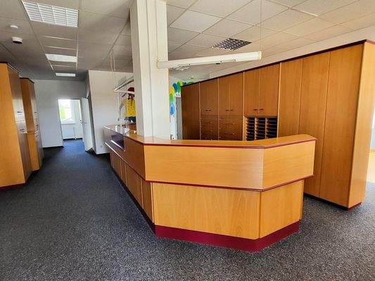 Eingangsbereich der Arztpraxis