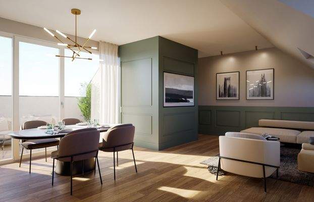 Visualisierung Wohnen, Essen, Kochen