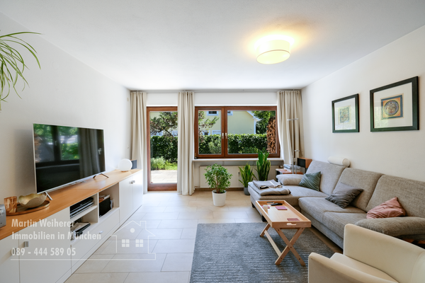 Wohnzimmer Blick zum Garten