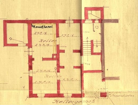 Grundriss Keller