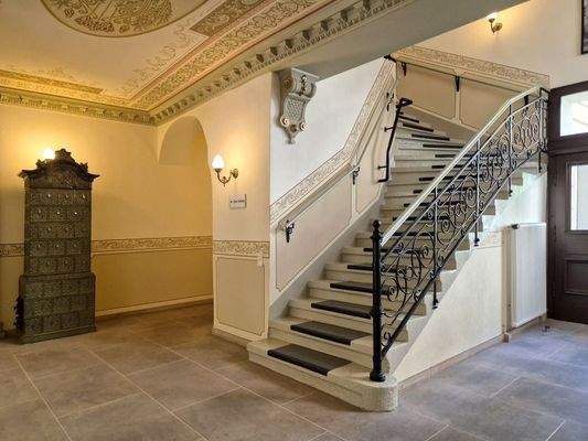 Treppenhaus mit Liebe zum Detail