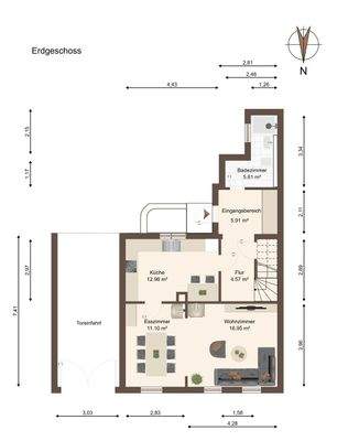 Grundriss Erdgeschoss