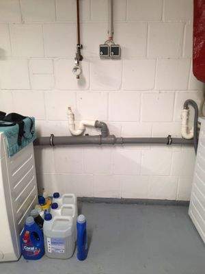 Waschmaschinenplatz im Kellergeschoss