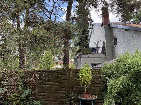 Blick zum Balkon, (erste Wohnung)