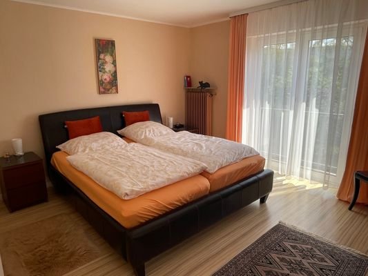 Schlafraum 3 mit französischem Balkon