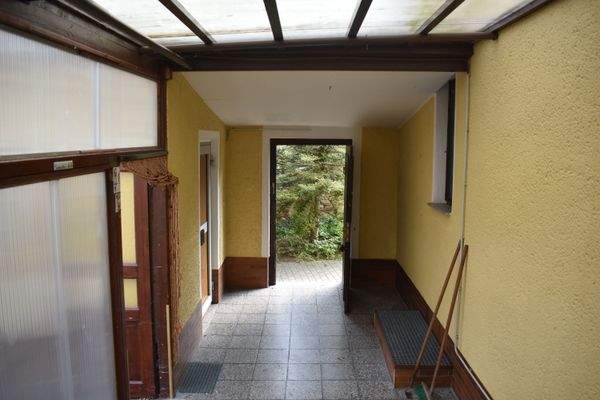 Wintergarten Eingangsbereich