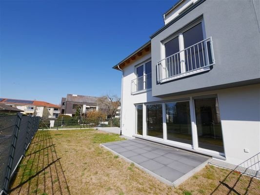Haus 4 Westseite - Terrasse