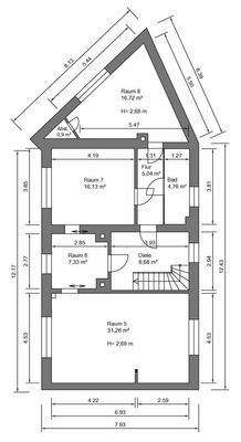 Grundriss - Dachgeschoss