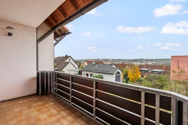 Loggia mit tollem Fernblick