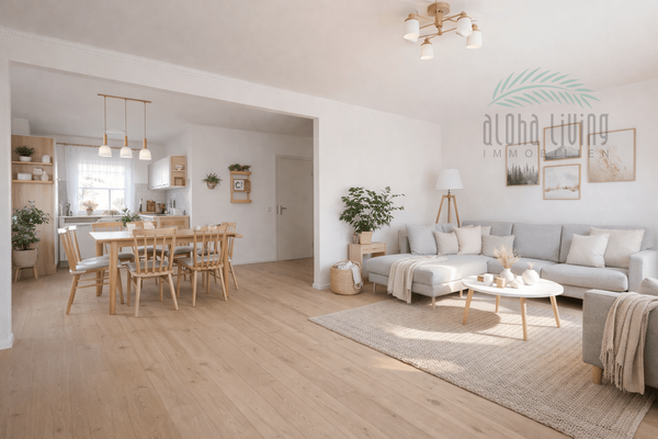 Visualisierung Wohn- und Essbereich (EG)