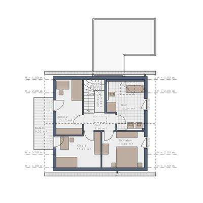 Grundriss Obergeschoss