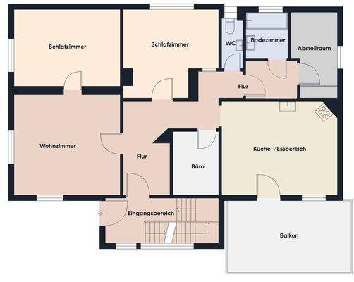 Grundriss ohne Maßstab - 1.OG