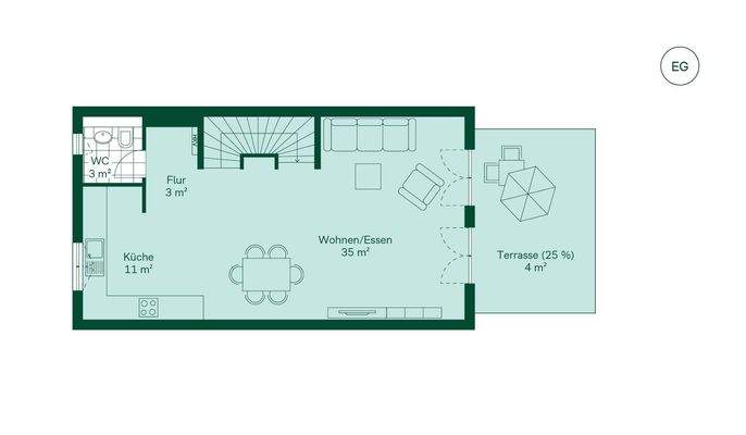 Doppelhaus Grundriss EG