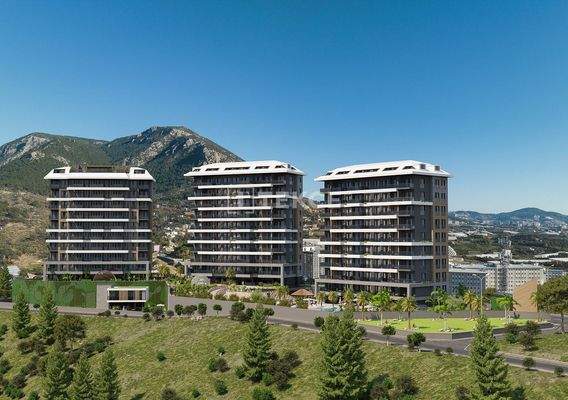 Apartments with Sea and Castle Views in Alanya Kestel