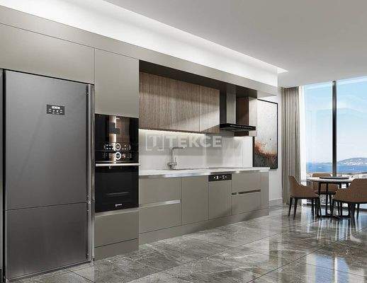 Elegant Apartments with Sea View in İstanbul Maltepe