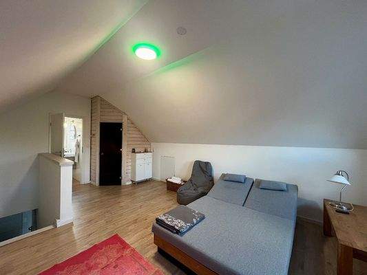 Wellnesszimmer im Bodenraum