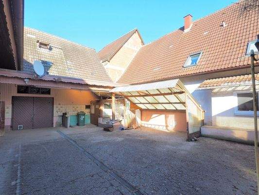 Blick in den Innenhof