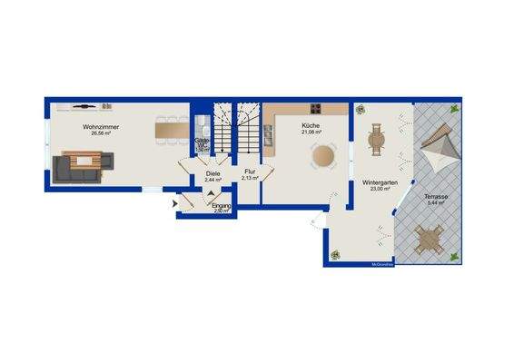 Grundriss Erdgeschoss