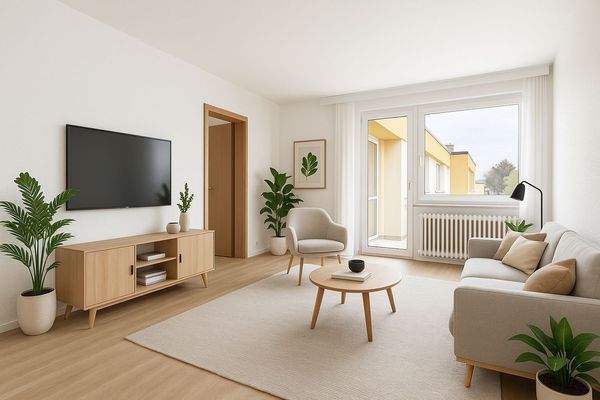 Visualisierungsidee Wohnzimmer