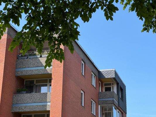 Blick zum Balkon / Loggia