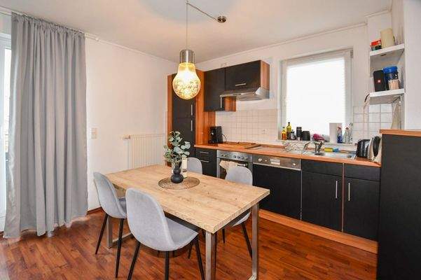 Blick auf den Küchenbereich