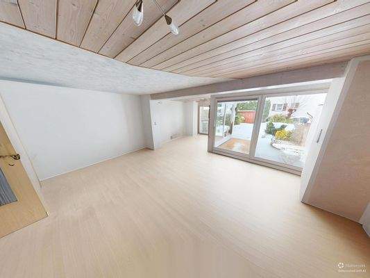 Wohnbereich unmöbliert