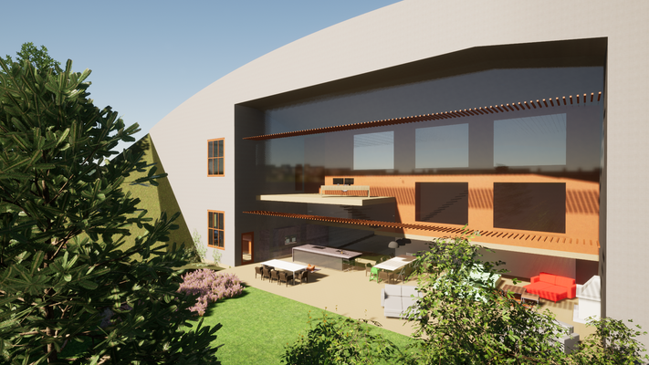 Vision_Wohnen und Arbeiten im Bunker...