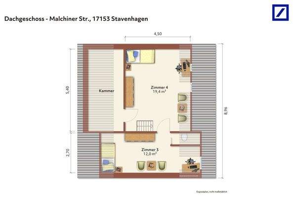 Grundriss Dachgeschoss