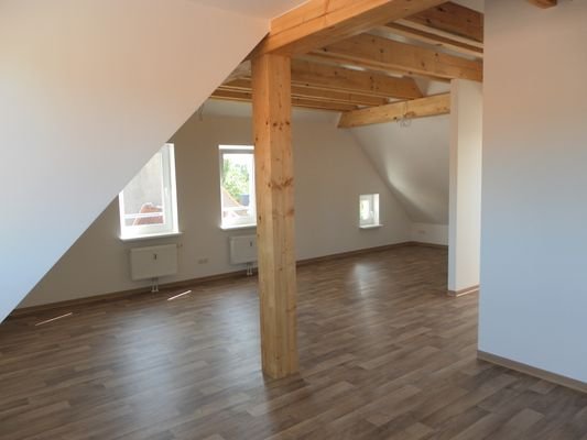 Wohn-/ Schlafbereich Dachgeschosswohnung (links)