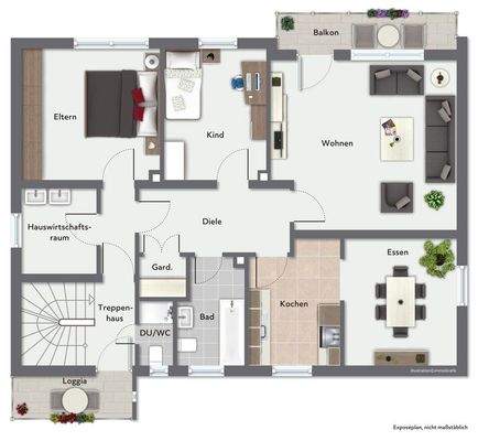 Grundriss Obergeschoss