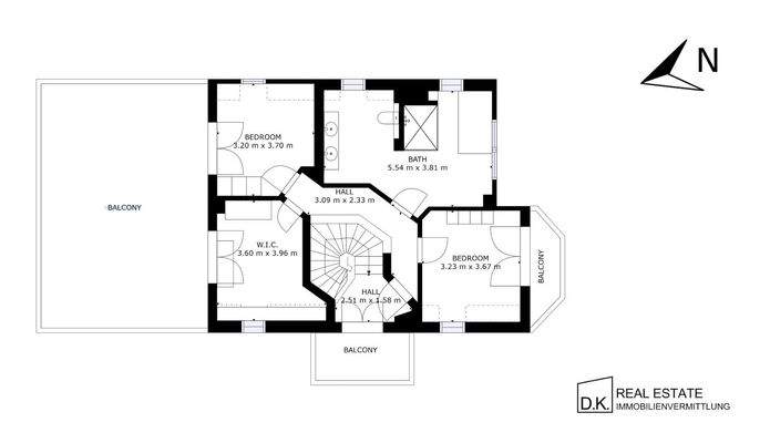 Grundriss Obergeschoss