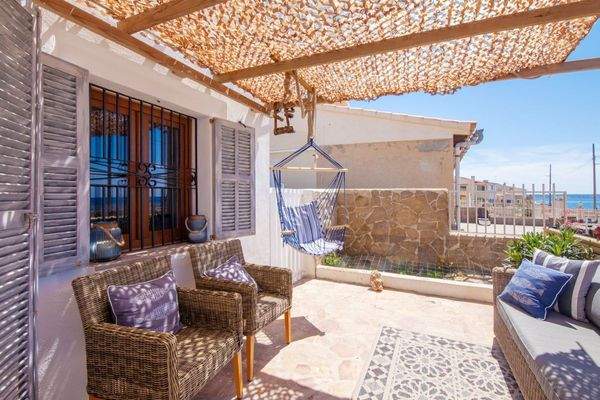 Sitzbereich auf der Terrasse